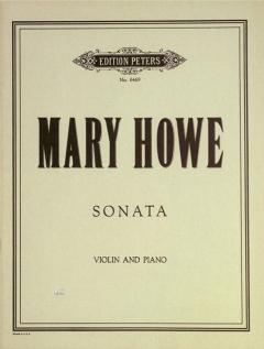 Sonate für Violine und Klavier von Mary Howe im Alle Noten Shop kaufen
