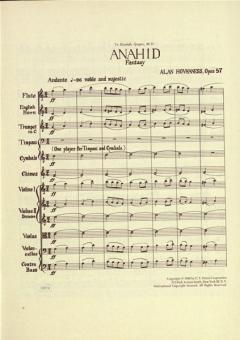Anahid op. 57 von Alan Hovhaness 