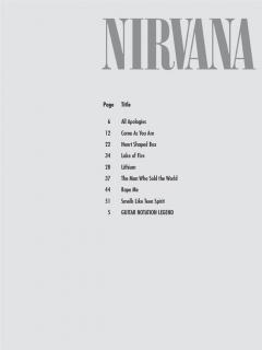 Easy Guitar Play-Along Vol. 11: Nirvana von Nirvana 
