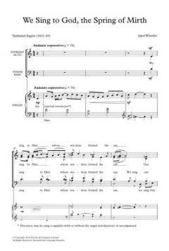 We Sing To God, The Spring Of Mirth von Janet Wheeler 