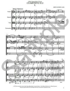 Cuarteto No. 2 von Jesus Guridi 