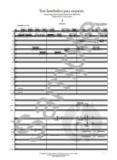3 Interludios Para Orquesta von Benet Casablancas 