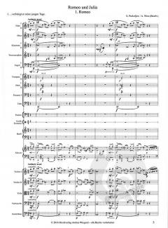 Romeo und Julia - Orchestersatz von Sergei Sergejewitsch Prokofjew 