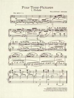 Tone Pictures op. 14 Nr. 1-4 von Wallingford Riegger für Klavier im Alle Noten Shop kaufen