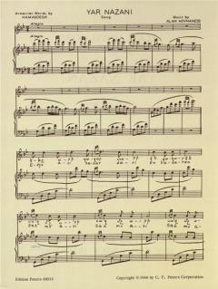 Yar Nazani Op. 24 von Alan Hovhaness 