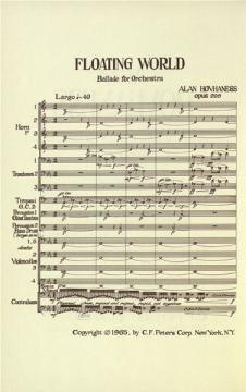 Floating World op. 209 von Alan Hovhaness 