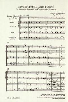 Processional And Fugue op. 76 Nr. 5 (Alan Hovhaness) 