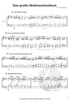 Das große Weihnachtsalbum für Posaune in B/C mit Klavierbegleitung im Alle Noten Shop kaufen