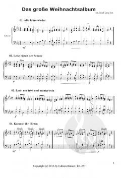 Das große Weihnachtsalbum für Trompete in B/C mit Klavierbegleitung im Alle Noten Shop kaufen