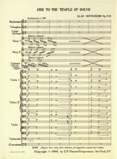 Ode to the Temple of Sound op. 216 von Alan Hovhaness 