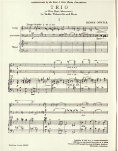 Trio in 9 kurzen Sätzen (Henry Cowell) 