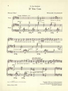 2 Songs von William Flanagan 