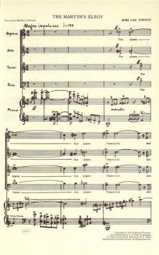 The Martyr's Elegy (Ross Lee Finney) 