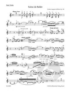 Scène de Ballet op. 100 von Charles-Auguste de Beriot 