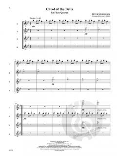 Carol of the Bells for Flute Quartet (Peter J. Wilhousky) 