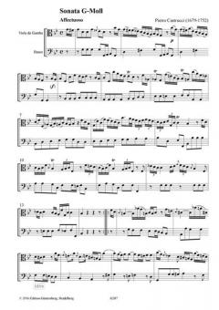 Sonata G-Moll von Pietro Castrucci 