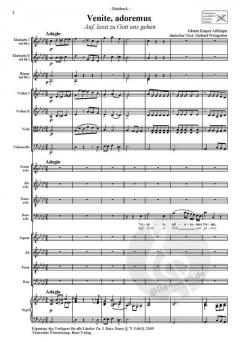 Auf, lasst zu Gott uns gehen - Venite, adoremus von Johann Kaspar Aiblinger 