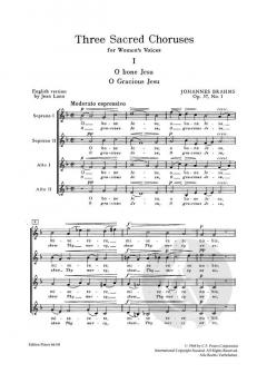 3 geistliche Chöre op. 37 (Johannes Brahms) 