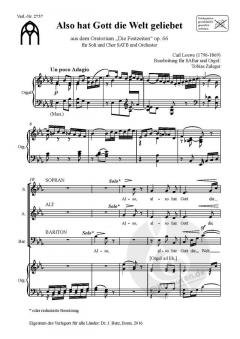 Also hat Gott die Welt geliebet (Carl Loewe) 