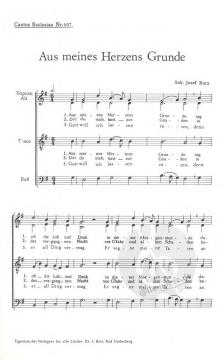 Aus meines Herzens Grunde 