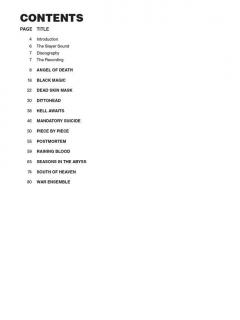 Slayer - Signature Licks von Slayer 