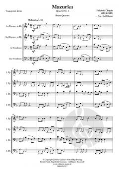 Mazurka op. 68 Nr. 3 von Frédéric Chopin 