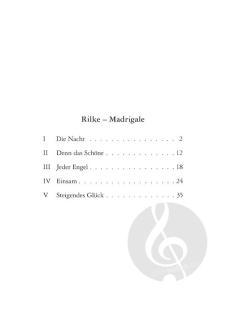 Rilke - Madrigale (Bernd Franke) 