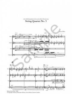 String Quartet No. 5 von James Dillon für Streichquartett im Alle Noten Shop kaufen (Partitur)