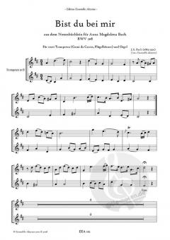 Bist du bei mir von Johann Sebastian Bach für 2 Trompeten und Orgel im Alle Noten Shop kaufen