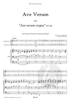 Ave Verum von Wolfgang Amadeus Mozart (Download) 
