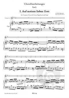 Choralbearbeitungen 1 von Johann Sebastian Bach für Trompete und Orgel im Alle Noten Shop kaufen