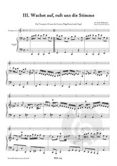 Choralbearbeitungen 1 von Johann Sebastian Bach für Trompete und Orgel im Alle Noten Shop kaufen