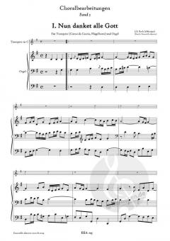 Choralbearbeitungen 2 von Johann Sebastian Bach für Trompete und Orgel im Alle Noten Shop kaufen