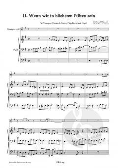 Choralbearbeitungen 2 von Johann Sebastian Bach für Trompete und Orgel im Alle Noten Shop kaufen