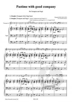 Pastime with good company von Henry VIII für Trompete und Orgel im Alle Noten Shop kaufen