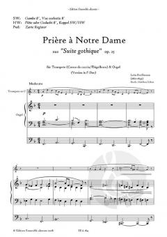 Priére à Notrè Dame von Léon Boëllmann (Download) 