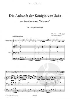 Die Ankunft der Königin von Saba von Georg Friedrich Händel 