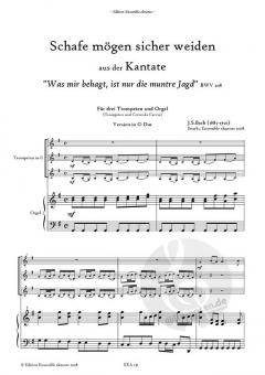 Schafe mögen sicher weiden von Johann Sebastian Bach (Download) 