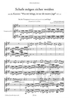 Schafe mögen sicher weiden von Johann Sebastian Bach (Download) 