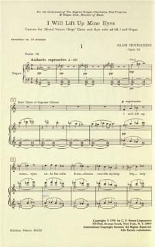 I Will Lift Up Mine Eyes op. 93 (Alan Hovhaness) 
