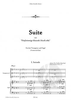Suite von Johann Pezel 