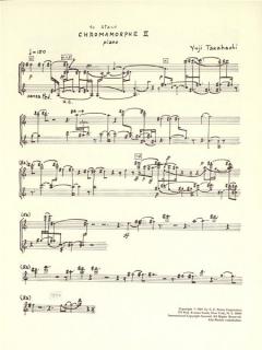 Chromamorphe 2 von Yuji Takahashi für Klavier im Alle Noten Shop kaufen