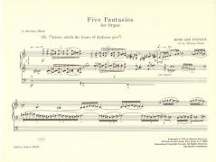 5 Fantasien für Orgel Heft 3 von Ross Lee Finney im Alle Noten Shop kaufen
