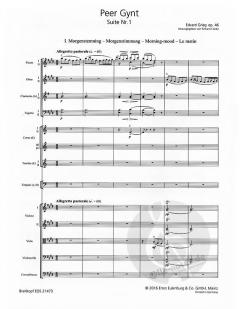 Peer-Gynt-Suite Nr. 1 op. 46 von Edvard Grieg 