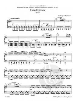 Grande Sonate C-Dur op. 53 'Waldstein' von Jonathan Del Mar für Klavier im Alle Noten Shop kaufen
