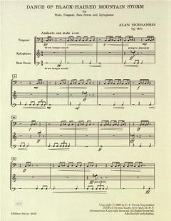 Dance Of Black-Haired Mountain Storm op. 183a (Alan Hovhaness) 