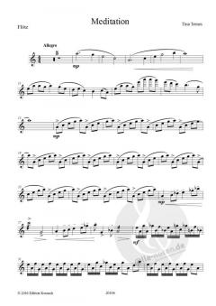 Meditation von Tina Ternes für Flöte und Harfe im Alle Noten Shop kaufen