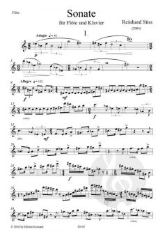 Sonate von Reinhard Süss für Flöte und Klavier im Alle Noten Shop kaufen
