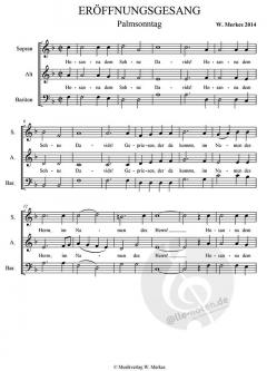 Eröffnungsgesang Palmsonntag (Wolfgang Merkes) 
