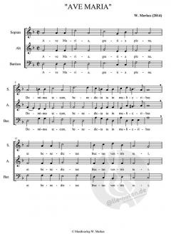 Ave Maria - 1. Ton (Wolfgang Merkes) 